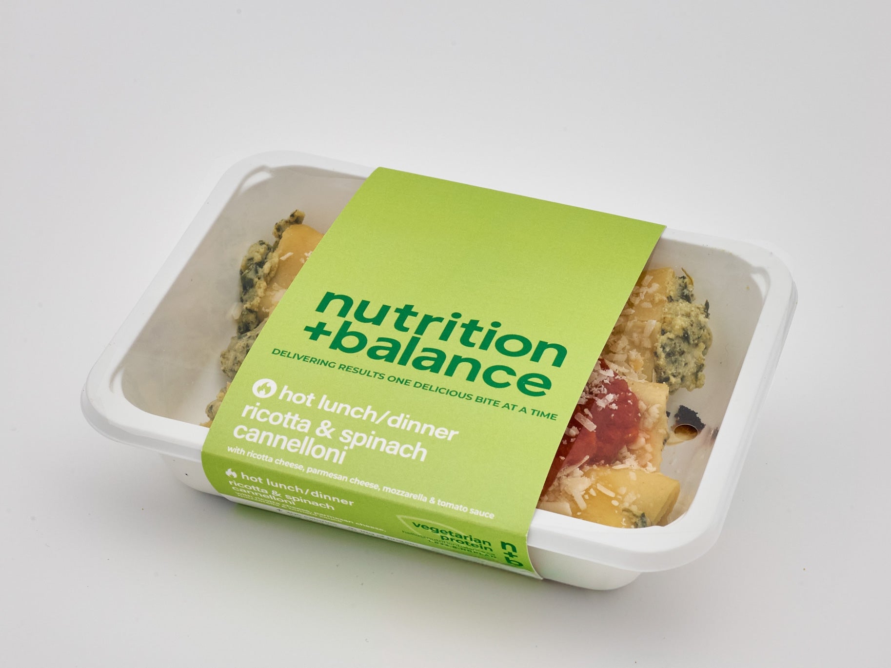 Baked Cannelloni Stuffed with Ricotta and Spinach – Ready-to-Eat Meatless Meal