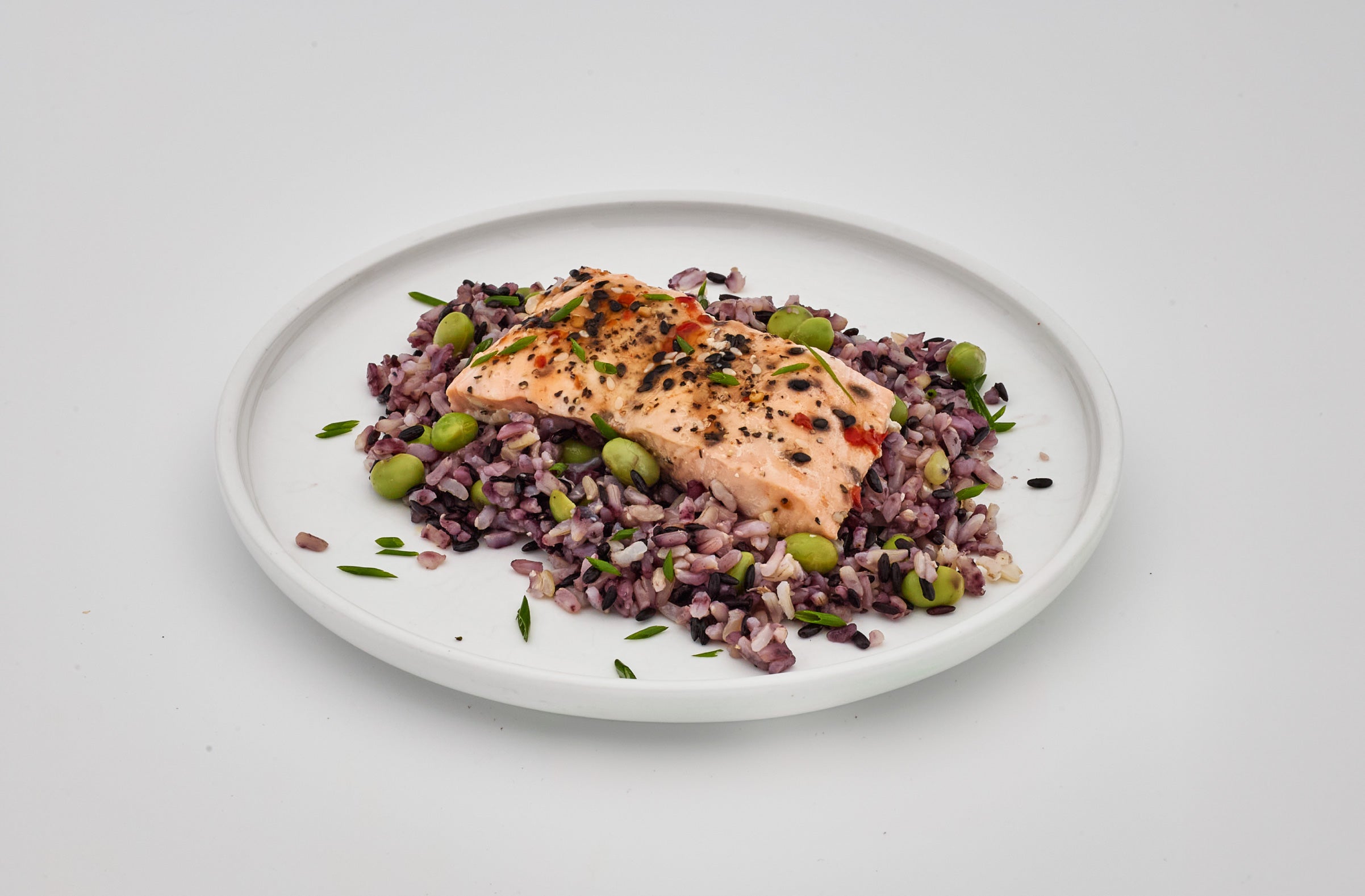 thai sweet chili salmon & wild rice