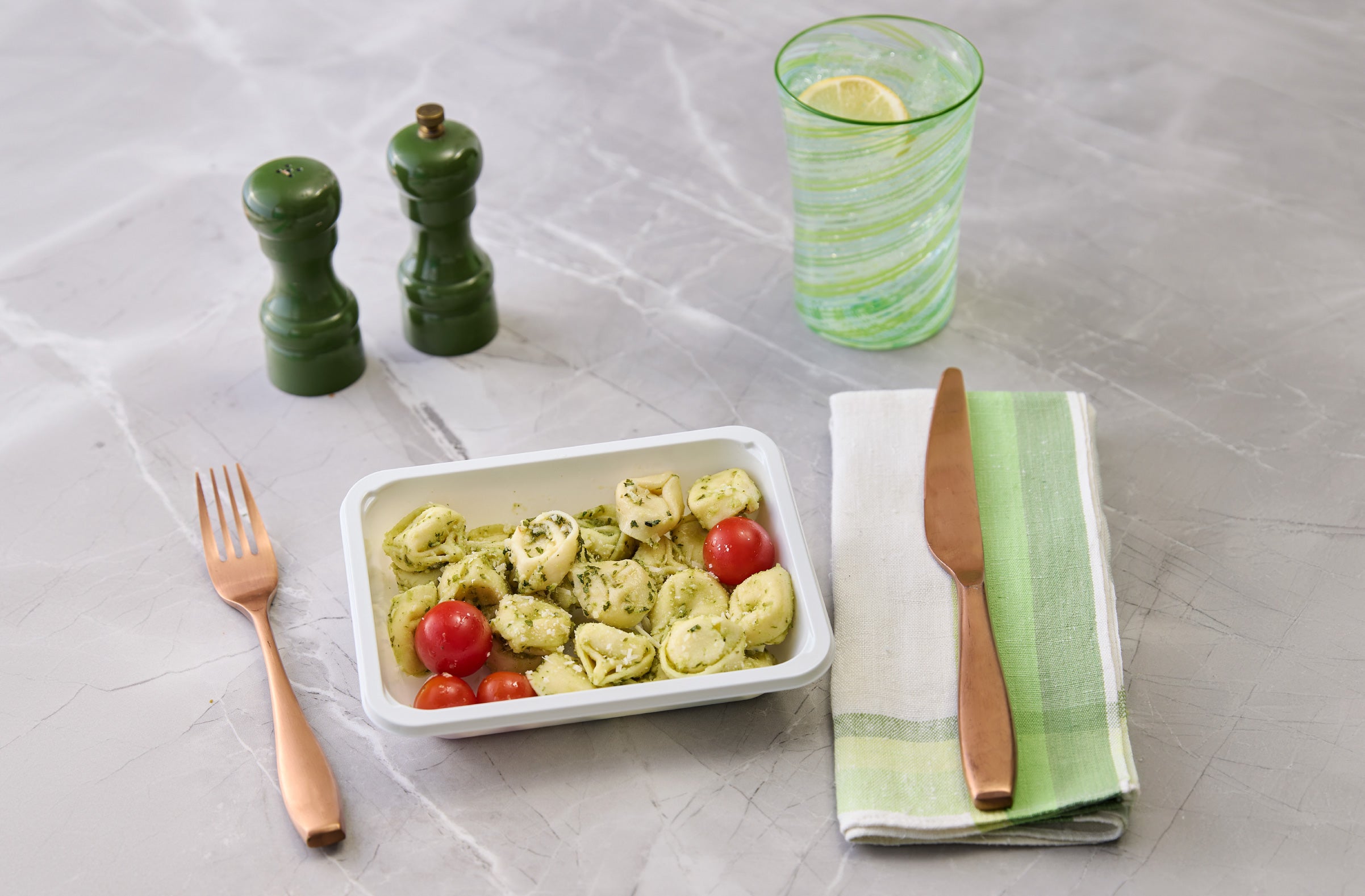 pesto cheese pasta tortellini