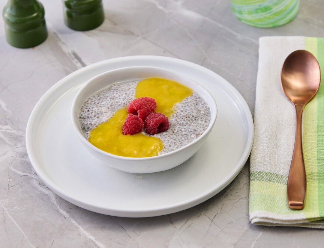 mango vanilla chia pudding