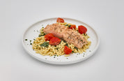 tuscan butter salmon & orzo