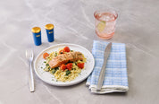 tuscan butter salmon & orzo