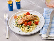 tuscan butter salmon & orzo