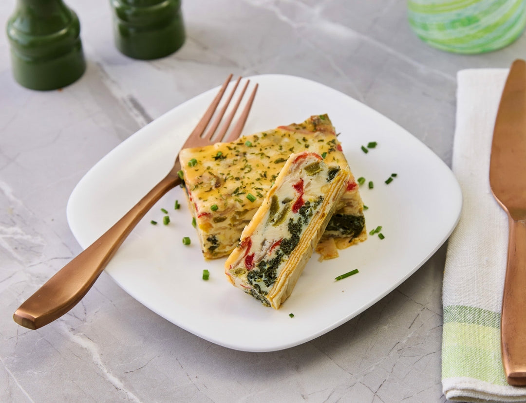 vegetarian crustless quiche