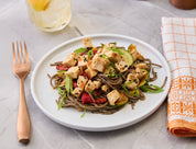buckwheat soba noodles stir fry