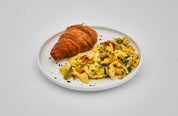 french style croissant & scrambled eggs