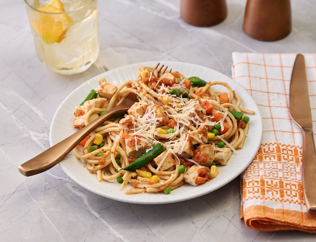 classic tomato whole wheat spaghetti
