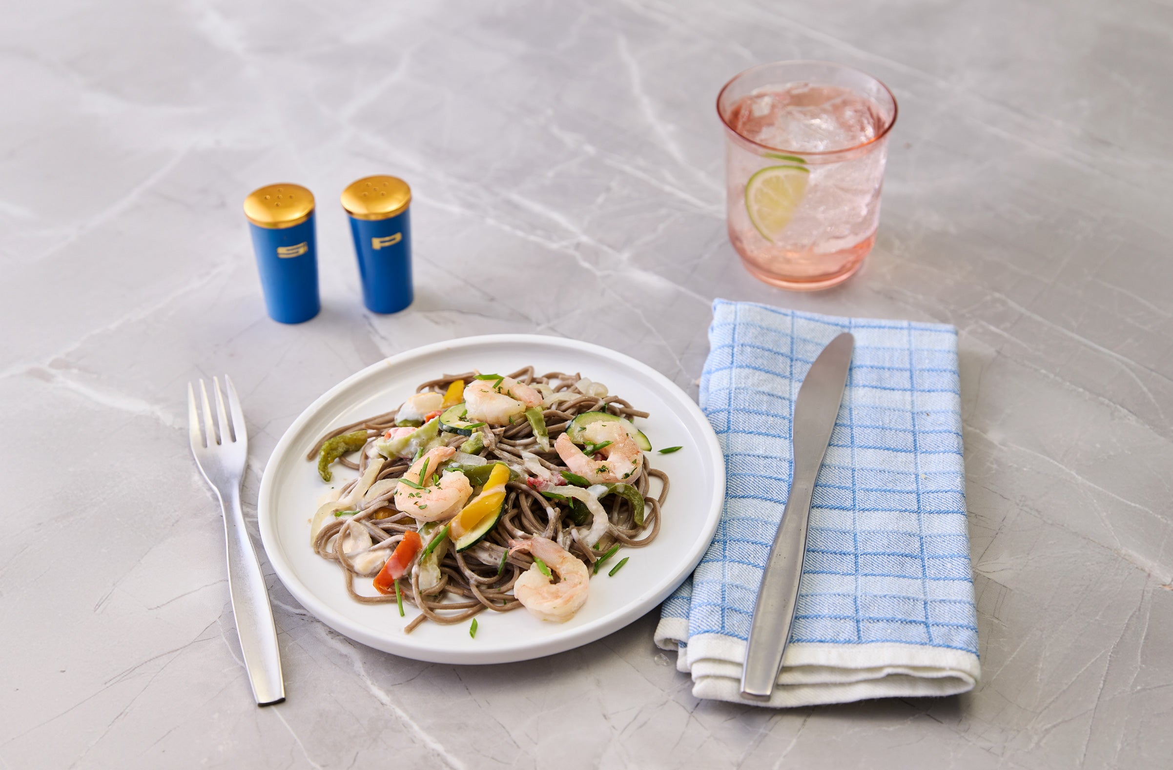 coconut shrimp soba noodles