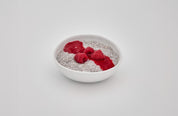 raspberry vanilla chia pudding