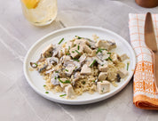 creamy mushroom chicken & rice