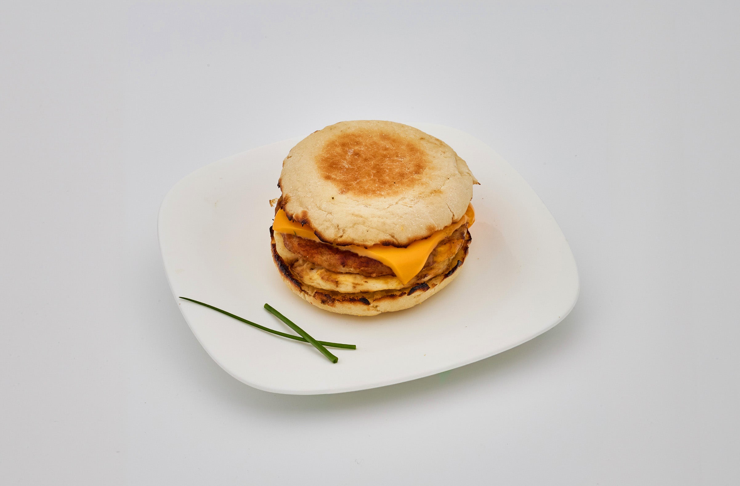 english muffin breakfast sandwich