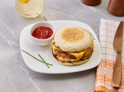 english muffin breakfast sandwich 🌱 🔄