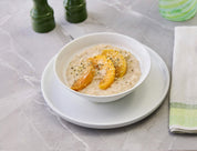 peach oatmeal