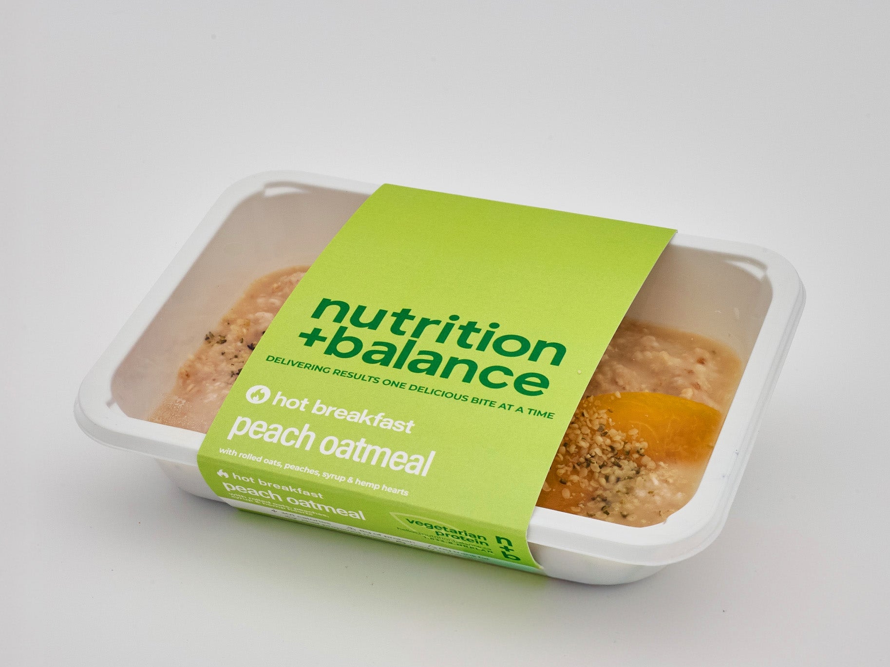peach oatmeal