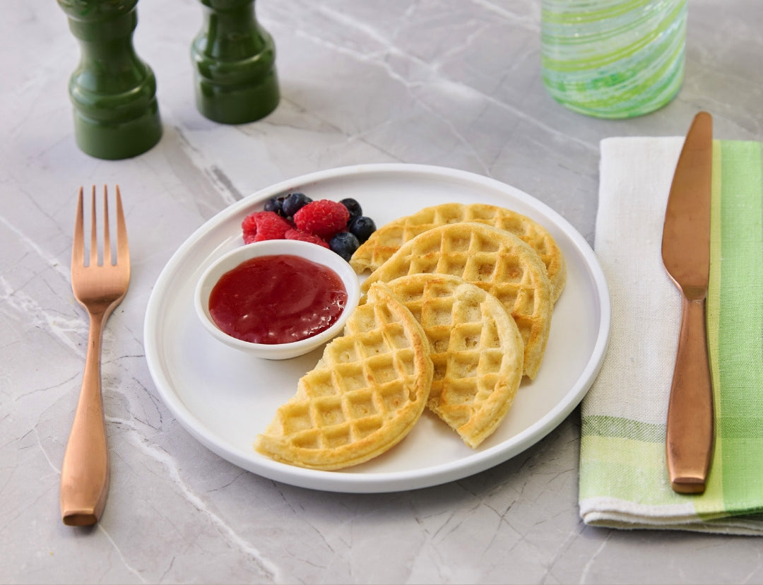 waffles & maple syrup