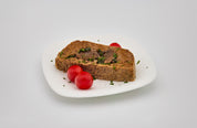 meatloaf with spinach, mushrooms & cheese