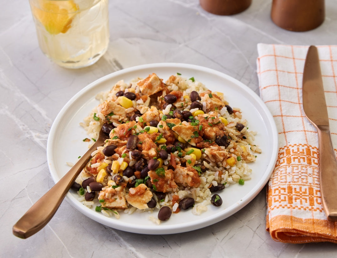 southwestern chicken & brown rice