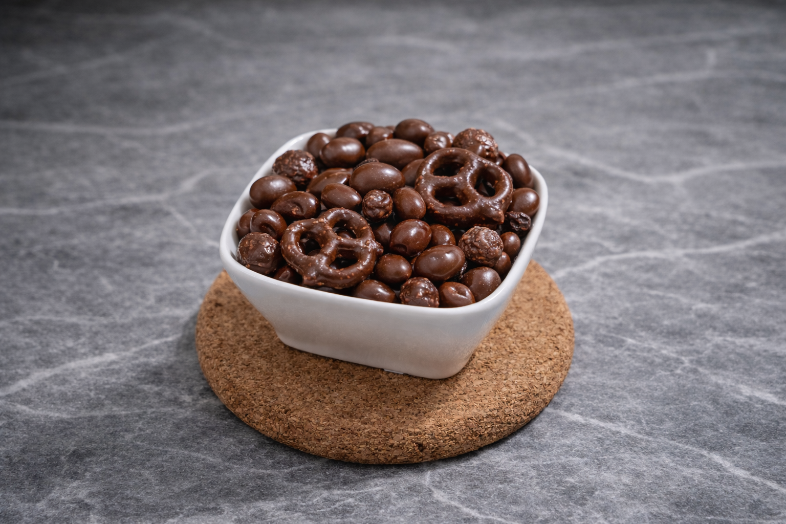 chocolate-covered trail mix