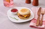 english muffin breakfast sandwich