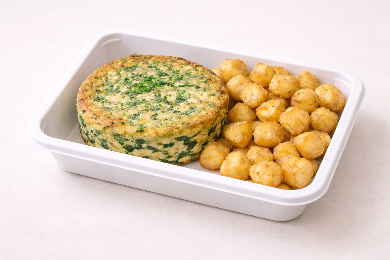 spinach & ricotta crustless quiche – n+b