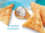 sea salt protein tortilla chips 🌱